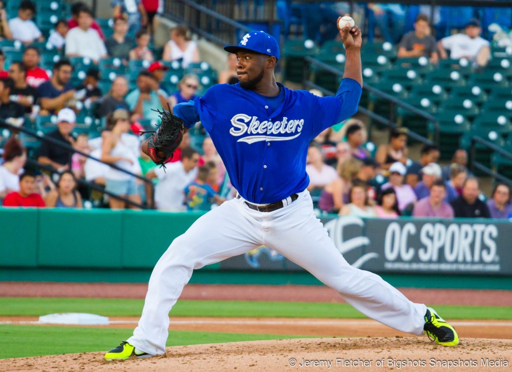 Sugar Land Skeeters take on the Lancaster Barnstormers here at Constellation Field in Sugar Land Texas July 24, 2015 / Jeremy Fletcher of Bigshots Snapshots Media Group